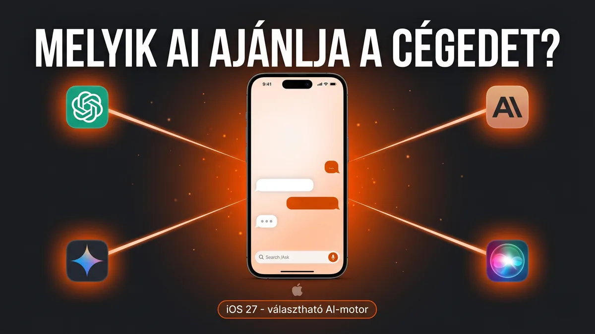 A telefon mostantól eldönti, melyik céget ajánlja — ezért kell most a GEO