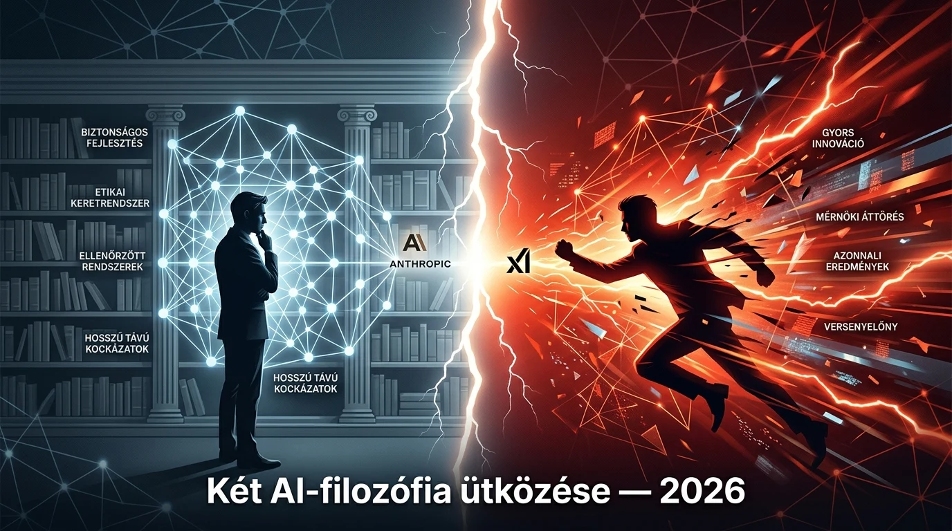 Elon Musk vs Anthropic 2026: két OpenAI-alumnus, két ellentétes AI-vízió ütközése