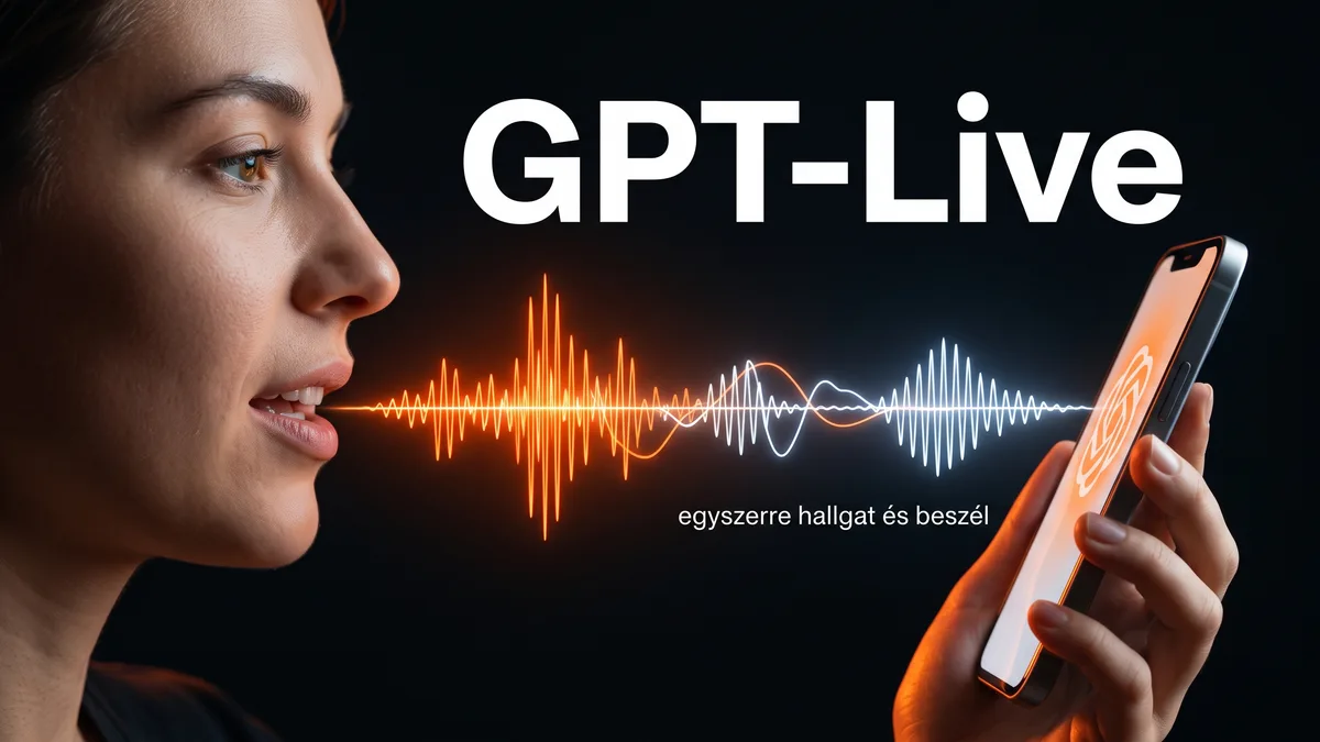 Az AI, ami közbevág és visszakérdez: itt az OpenAI GPT-Live, a ChatGPT új hangja